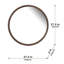 Miroir mural 27,5 po