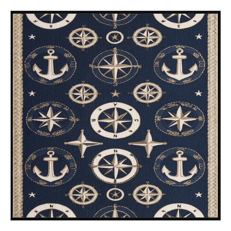  Tapis nautique lavable, Carré 7 pi
