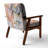 Berdahl Marble Upholstered Armchair-424907467-463376218