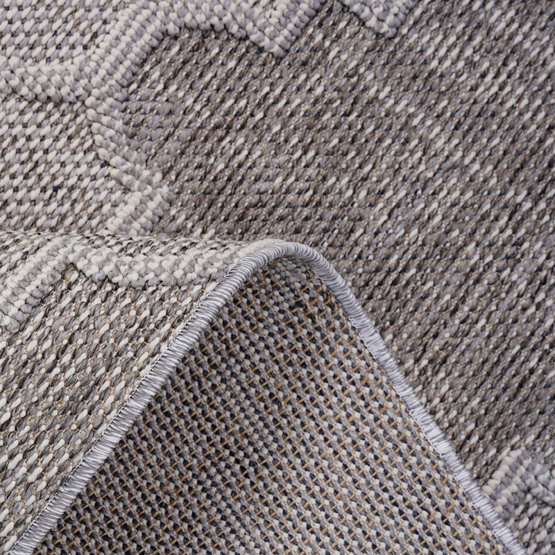 Collection Trellis Indoor/Outdoor Area Rug, Rectangle 5'3" x 7'6"