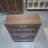 31.5-Inch Walnut Modern Shoe Storage Cabinet With 2 Flip Drawers, Medieval Independent Fence Design