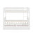 Full Over Full Rubber Wood Bunk Bed With 2 Drawers, Convertible Into 2 Beds-633706657