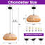 Luminaire suspendu en rotin 19 po Boho