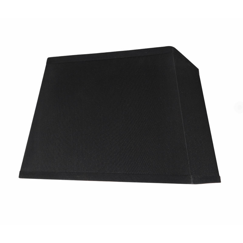 10'' H Faux Silk Fabric Rectangle Lamp Shade