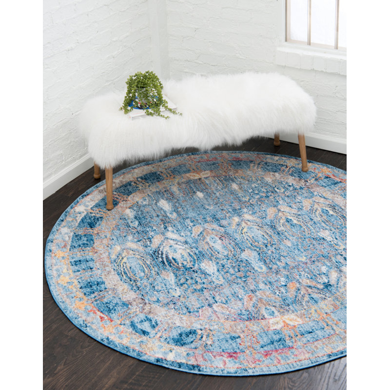 Rosamonde Oriental Indoor Rug, Round 3'3"