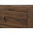 1Pc Transitional 2-Drawer Nightstand With Metal Hardware Brown Cherry Finish Bedroom Furniture