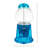 11-Inch Translucent Gumball Machine - Coin-Operated Candy Dispenser Vending Machine and Piggy Bank by Great Northern Popcorn (Blue)