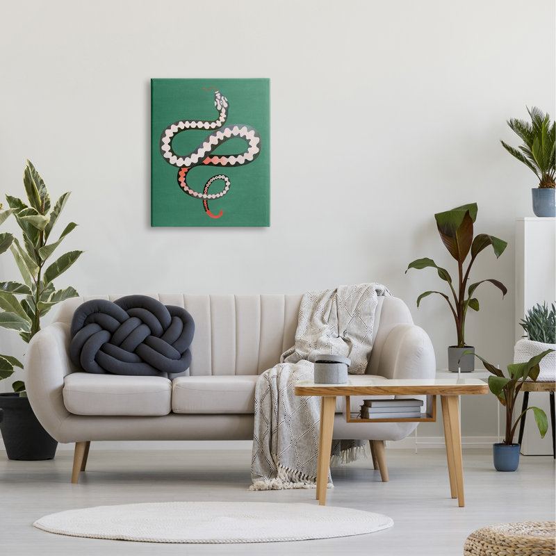 Portrait de vipère souple flexible, Plaque murale, H 24 po x l 30 po