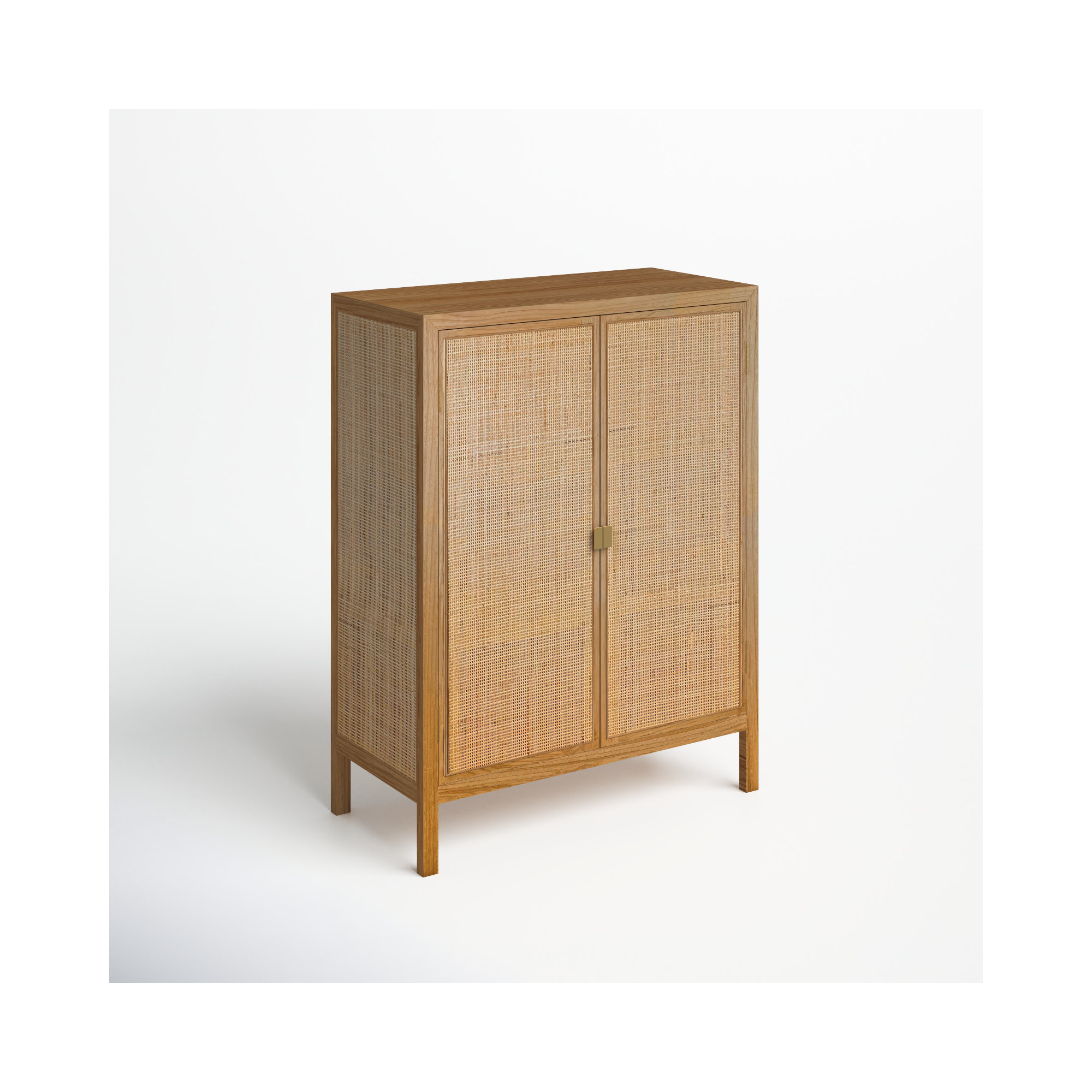 Aldford Solid Wood Storage Cabinet
