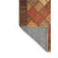 Tapis contemporains brun lavable à la machine 2642-1064284367