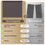 Store à enroulement extérieur sans cordon l 10 pi x L 8 pi, stores d'extérieur sans assemblage avec tissu amélioré 420 g / m², store à enroulement occultant 95% UV, abat-jour pour l'extérieur et l'intérieur (pas besoin de manivelle)-1908462350-1926314252