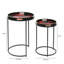 Bellarose 65cm Round Nesting Table for Living Room, Modern Design Top End Table-1617876625