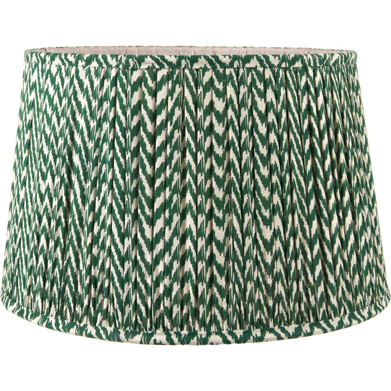 Mio Empire Cotton Lamp Shade ( Uno ), 32cm H x 50cm W x 40cm D, Green