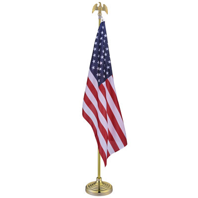 Ensemble de 2 drapeaux en aluminium