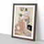 Two Geisha by Chobunsai Eishi - Picture Frame Painting Print-55614452-55614450