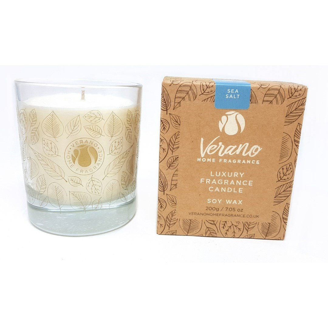 Sea Salt Scented Jar Candle