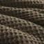 Ensemble de literie en chenille tricotée gaufrée, 100%, 2 taies décoratives, réversible, lavable à la machine, édredon brun, rembourrage et envers, lavage, mélange de gris-131254831