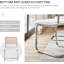Chaise d'appoint en blanc / brun Allan-John