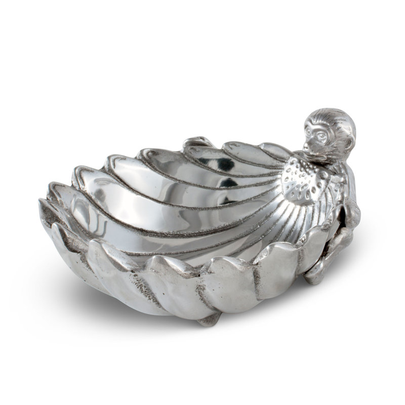Arthur Court Designs Safari Aluminum Candy Bowl