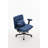 Linen Blue Criss Cross Armrest Office Chair - Product Details