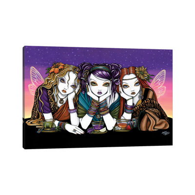 Teafourthree Original by Myka Jelina - Wrapped Canvas Painting