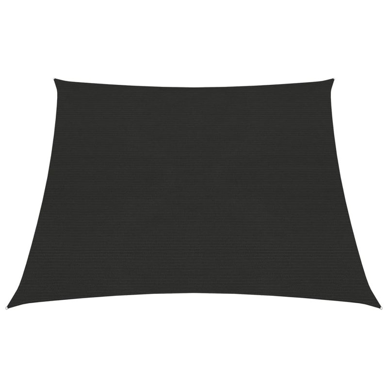 Dakota Fields Plastic Cover Retractable Freestanding Awning, 400cm W x 200cm D, Black