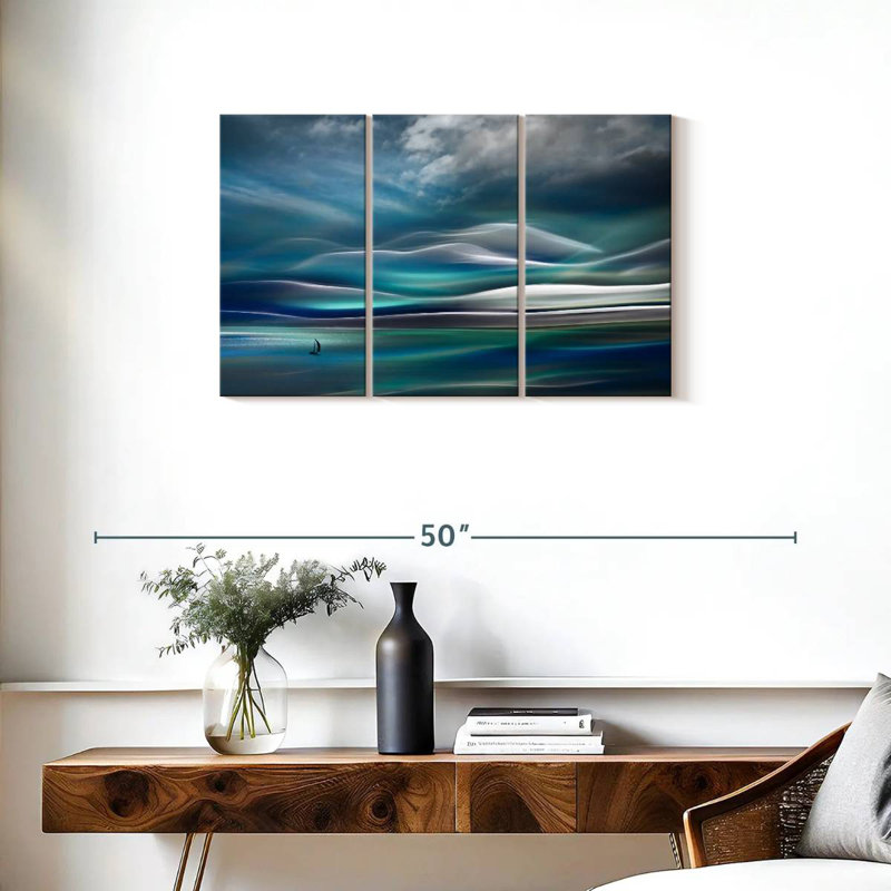 Kerrick abstrait voile I, H 20 po x l 33 po