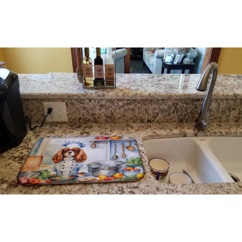 Tapis de vaisselle Cavalier Spaniel The Chef