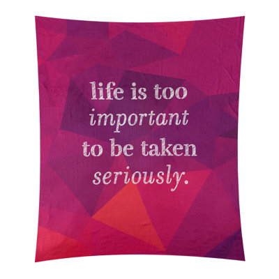 Tapisserie de levity en polyester en faux gemme et citation