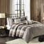 Housse de couette multicolore à chevrons 6 pièces avec motif écossais Buffalo pour une chambre paisible-121259740-121259741