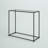 Amora 31'' Glass Top Console Table