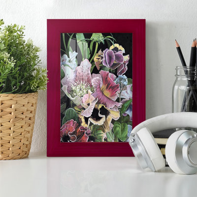 Floral Crop II, reproduction d'art encadrée