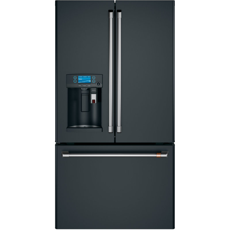 36" Counter Depth French-Door 22.1 cu. ft. Refrigerator, Matte Black