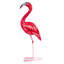 Sculpture d'oiseau tropical en bois sculpté à la main, décor d'été côtier-1231534277