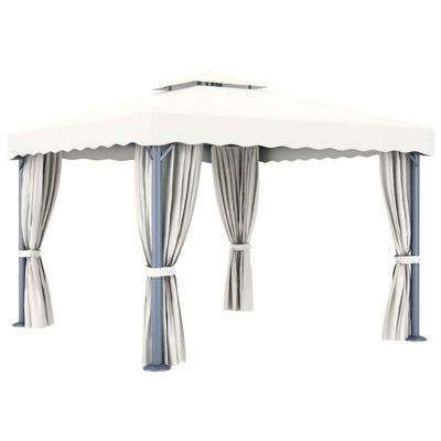 Onekama 1.1m x 3m Metal Patio Gazebo
