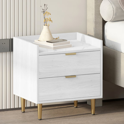 Table de chevet en métal Aviva
