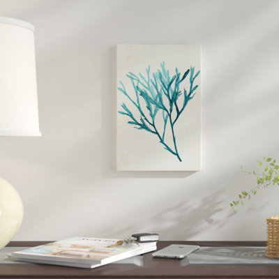 «Teal Seaweed III», impression sur toile