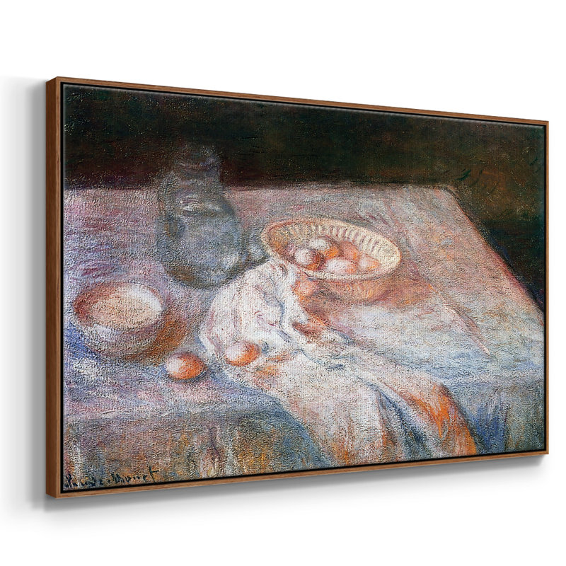 Nature morte avec des œufs en rose, 1907, reproduction d'art sur toile, Noyer, H 25 po x l 37 po x P 2 po