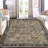 Washable 6x9 Rug Non Slip Rug Vintage Floor Cover Floral Distressed Carpet for Living Room Bedroom Nursery-828790216