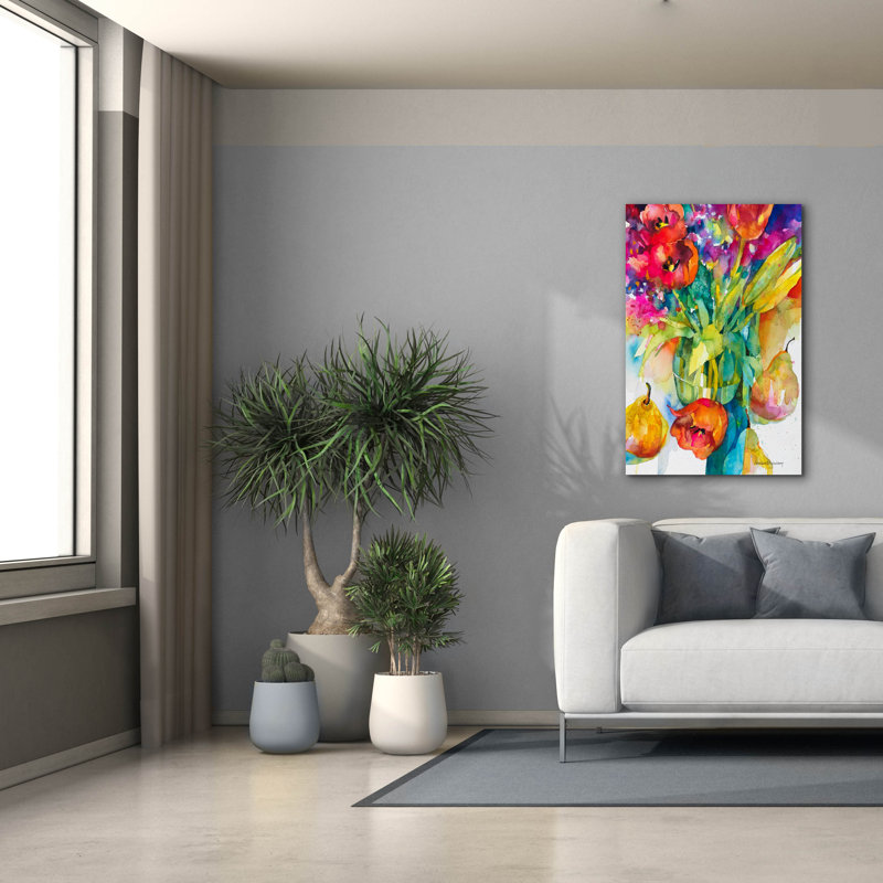 Art sur toile, H 40 po x l 26 po x P 1,5 po