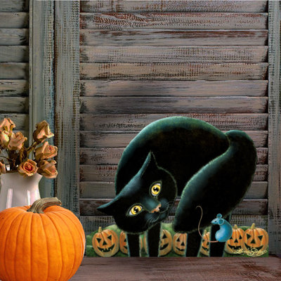 Wood Halloween Decoration