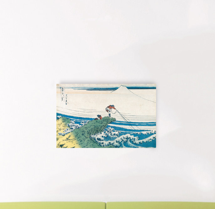 Hokusai - No Frame Print on Wood