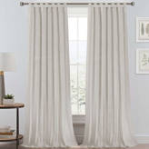 Latitude Run® Jarmell Solid Color Linen Semi-Sheer Tab Top Curtain ...