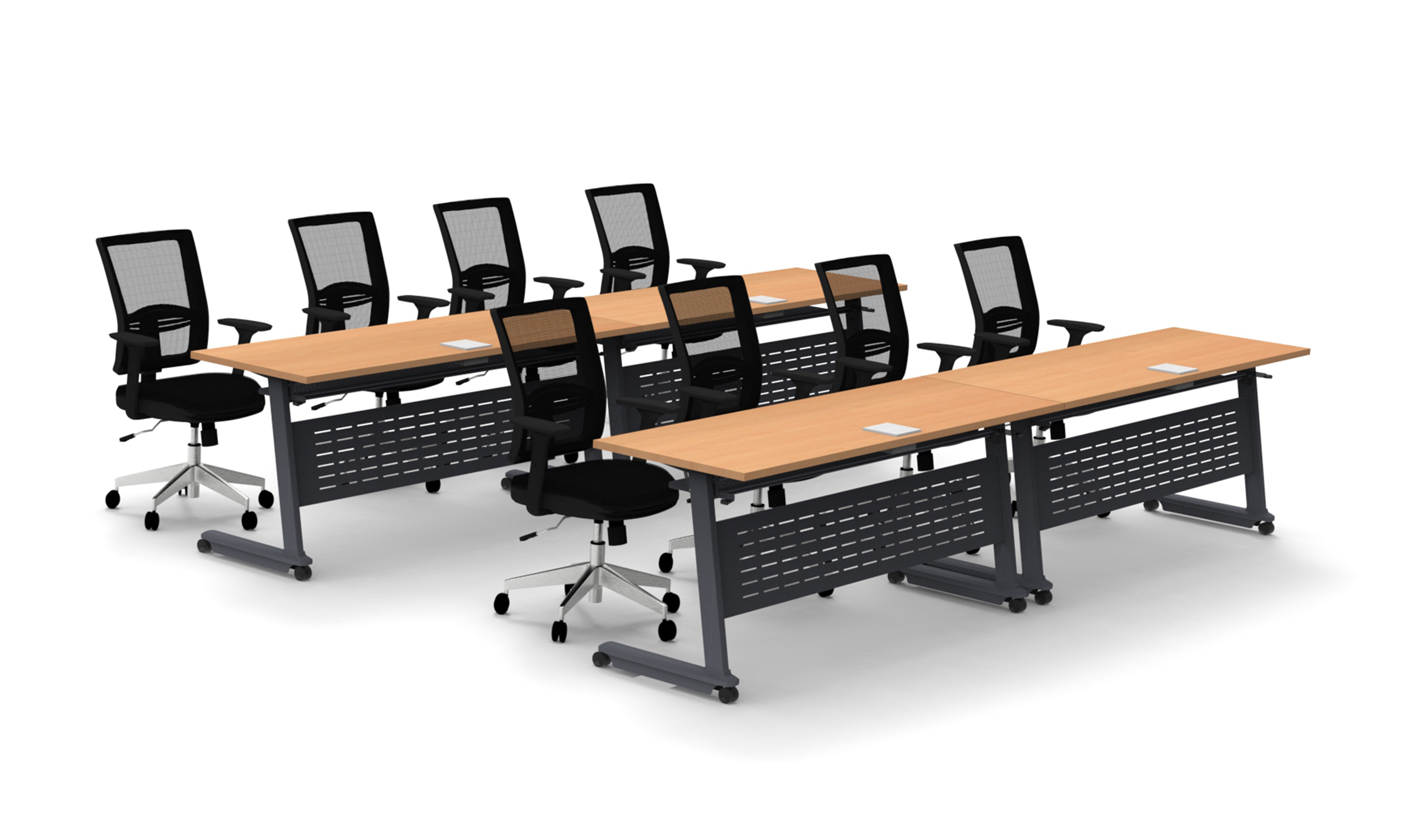 Team Tables Training Table and Chair Set with Casters - Wayfair Canada