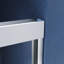 Chrome 56-60 In. W X 62 In.H Sliding Glass Tub Door Semi Frameless Double Bathtub Door, Certified Thick Clear Clear Tempered Glass, 304 Stainless Steel Handles.