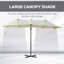 Cristina 4.6m Traditional Parasol-1664232005