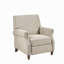 Fauteuil inclinable par pression