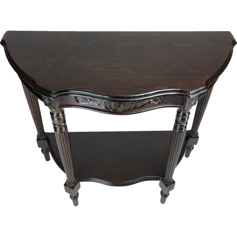 Briony 34'' Console Table, Mahogany