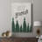 Let It Snow Forest -Custom Wrapped Gallery Cavas-95233941