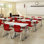 Chaises de classe empilables en plastique avec sièges profilés Shapes Series (ensemble de 4)
